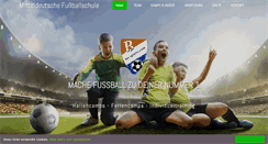 Desktop Screenshot of hallesches-soccercamp.de