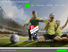 Tablet Screenshot of hallesches-soccercamp.de